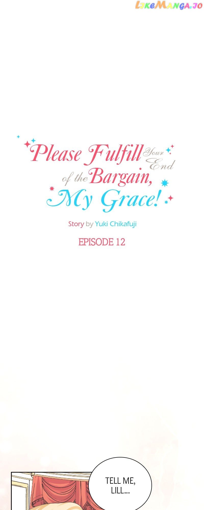 Please Fulfill Your End of the Bargain, My Grace! Chapter 12 - page 1