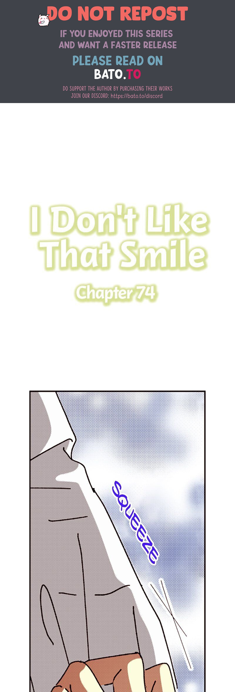 I Don’t Like That Smile Chapter 74 - page 1