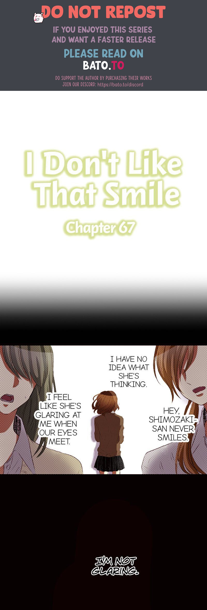 I Don’t Like That Smile Chapter 67 - page 1