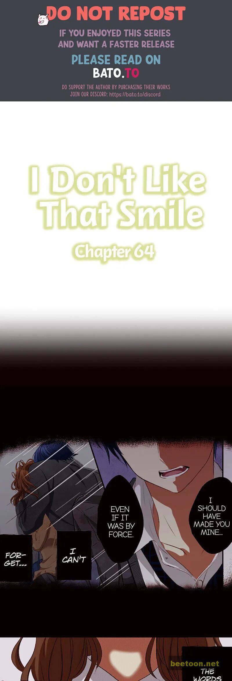 I Don’t Like That Smile Chapter 64 - page 1
