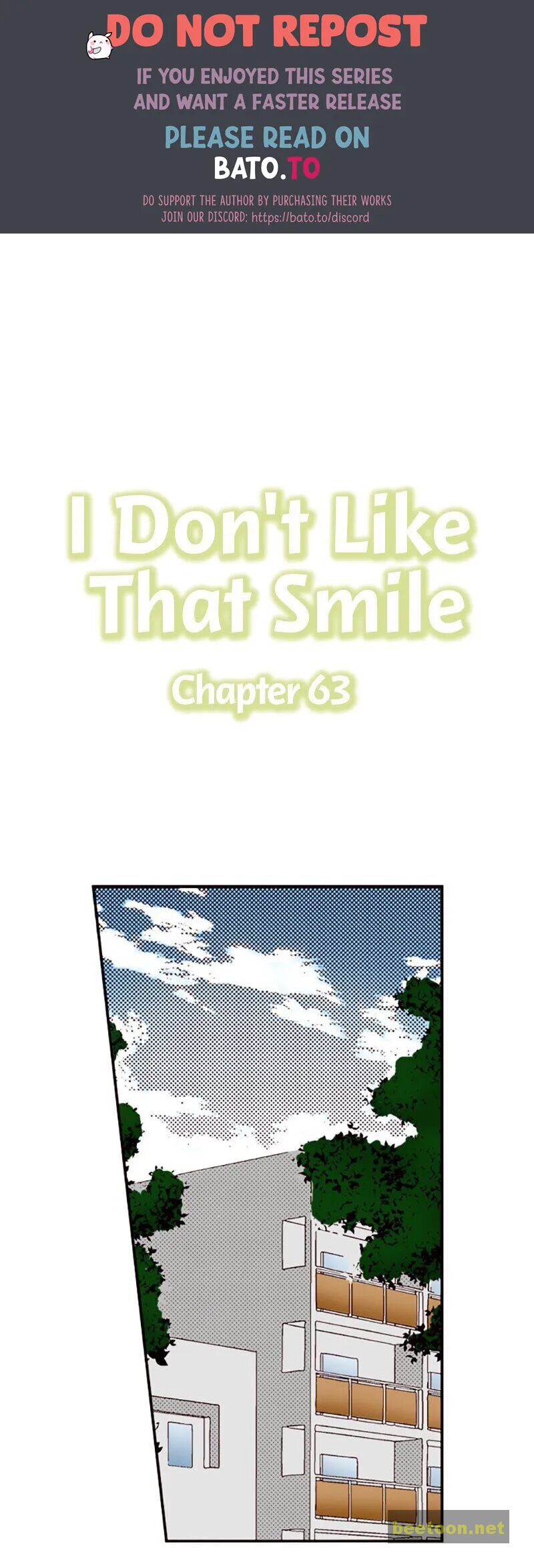 I Don’t Like That Smile Chapter 63 - page 1