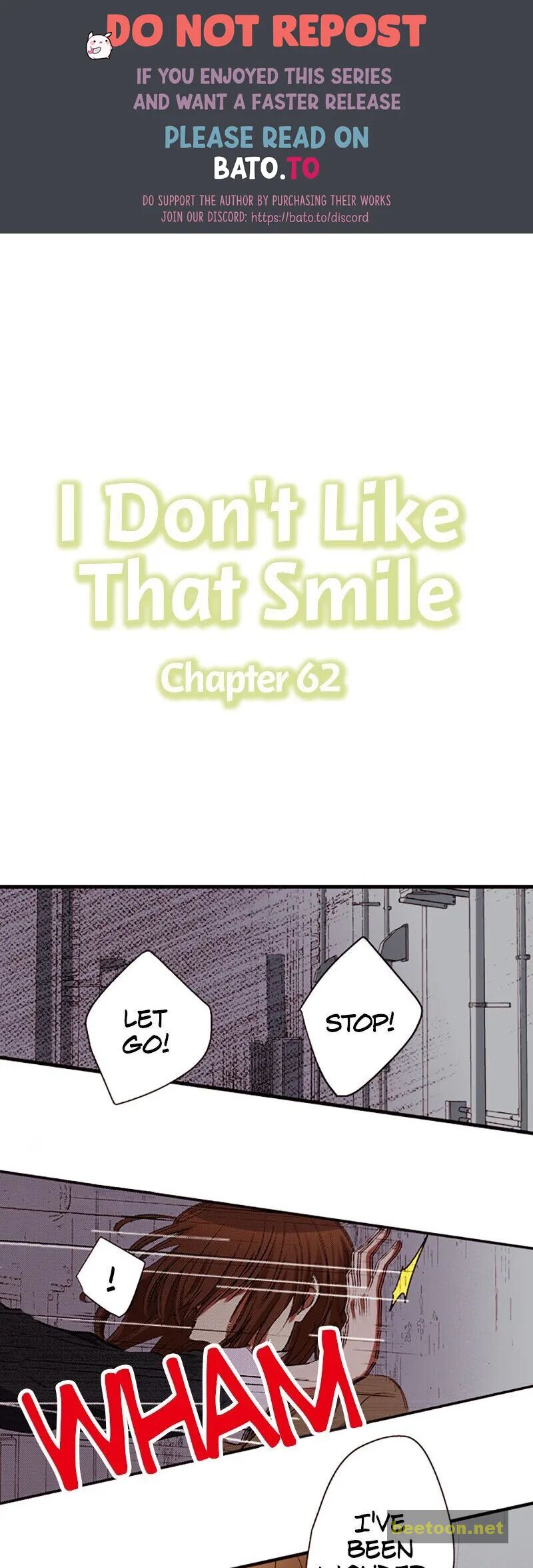 I Don’t Like That Smile Chapter 62 - page 1