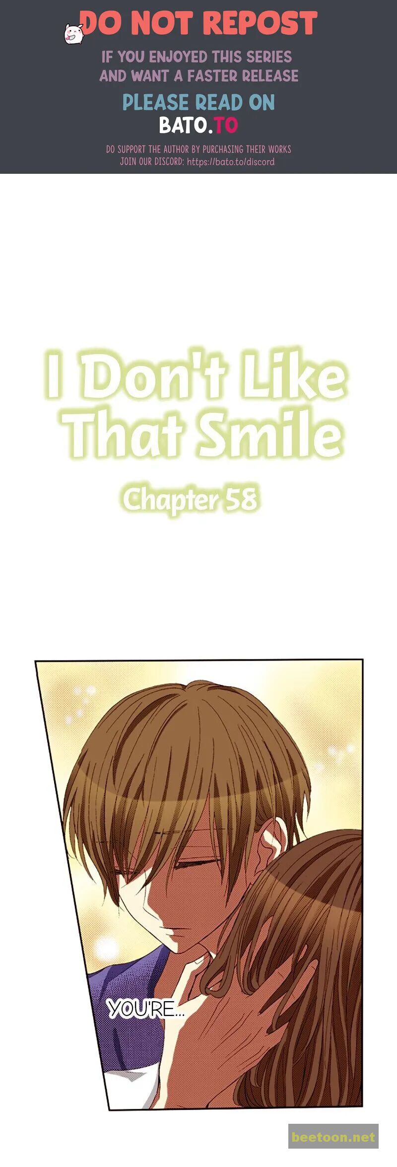 I Don’t Like That Smile Chapter 58 - page 1