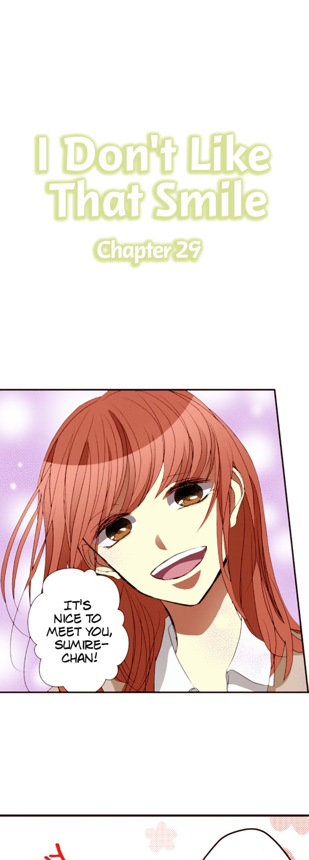I Don’t Like That Smile Chapter 29 - page 1