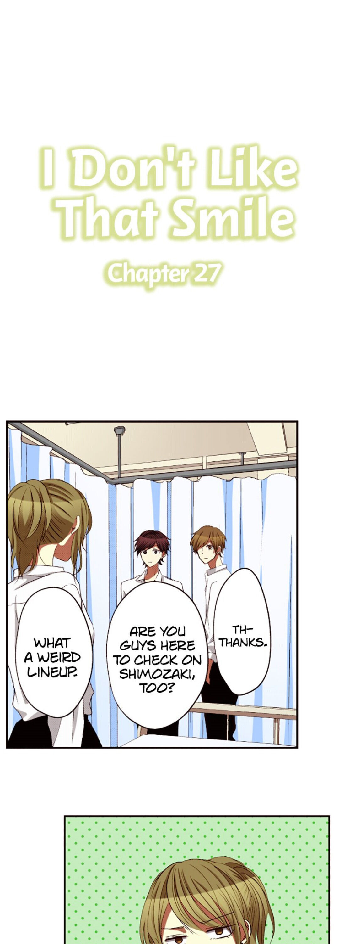 I Don’t Like That Smile Chapter 27 - page 1