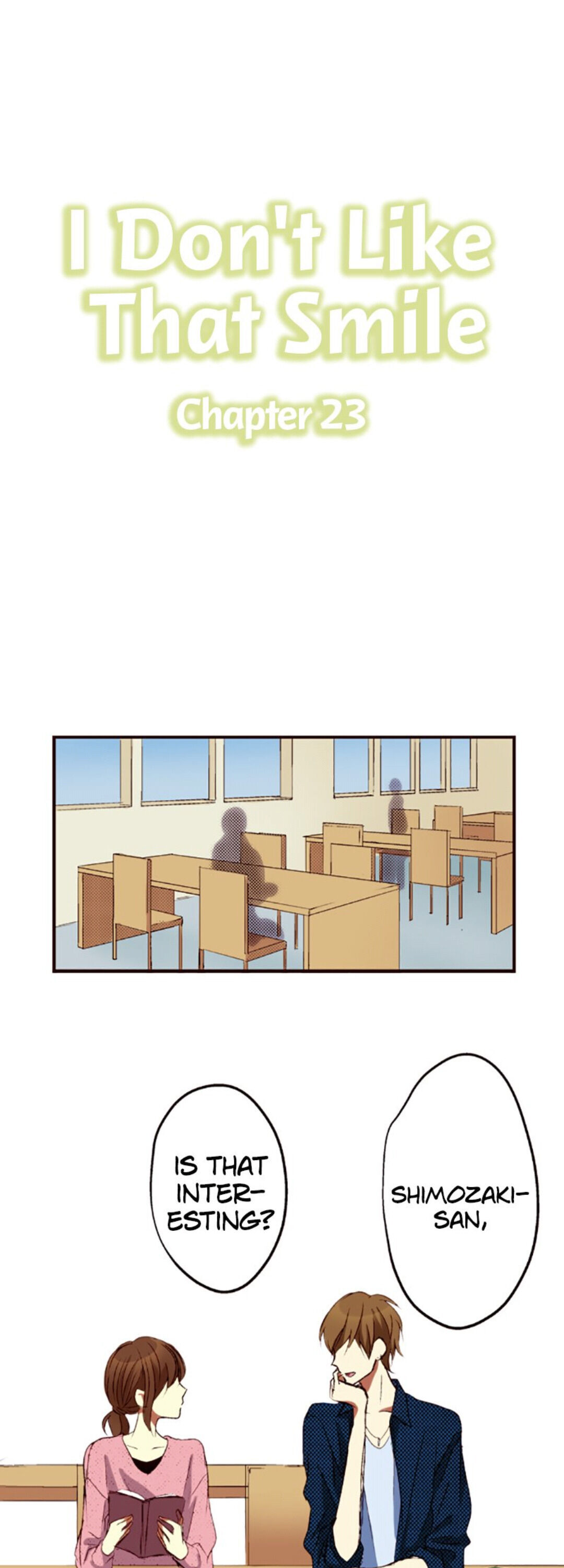 I Don’t Like That Smile Chapter 23 - page 1