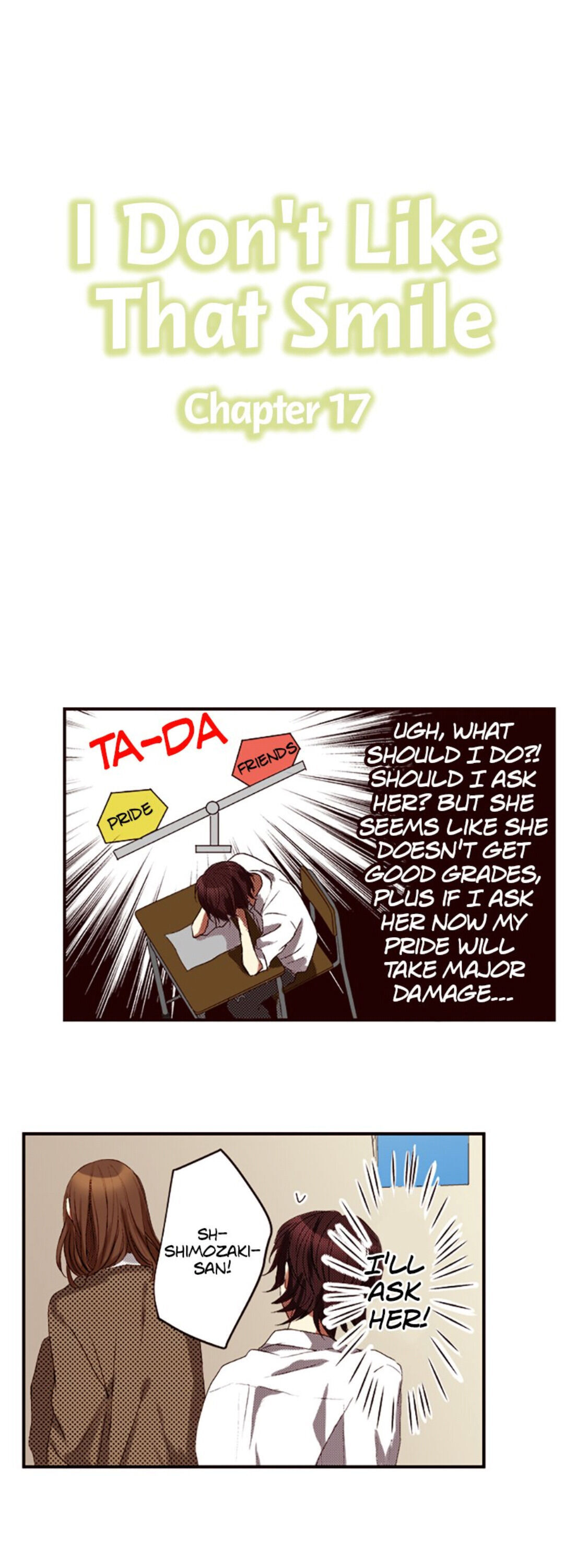 I Don’t Like That Smile Chapter 17 - page 1