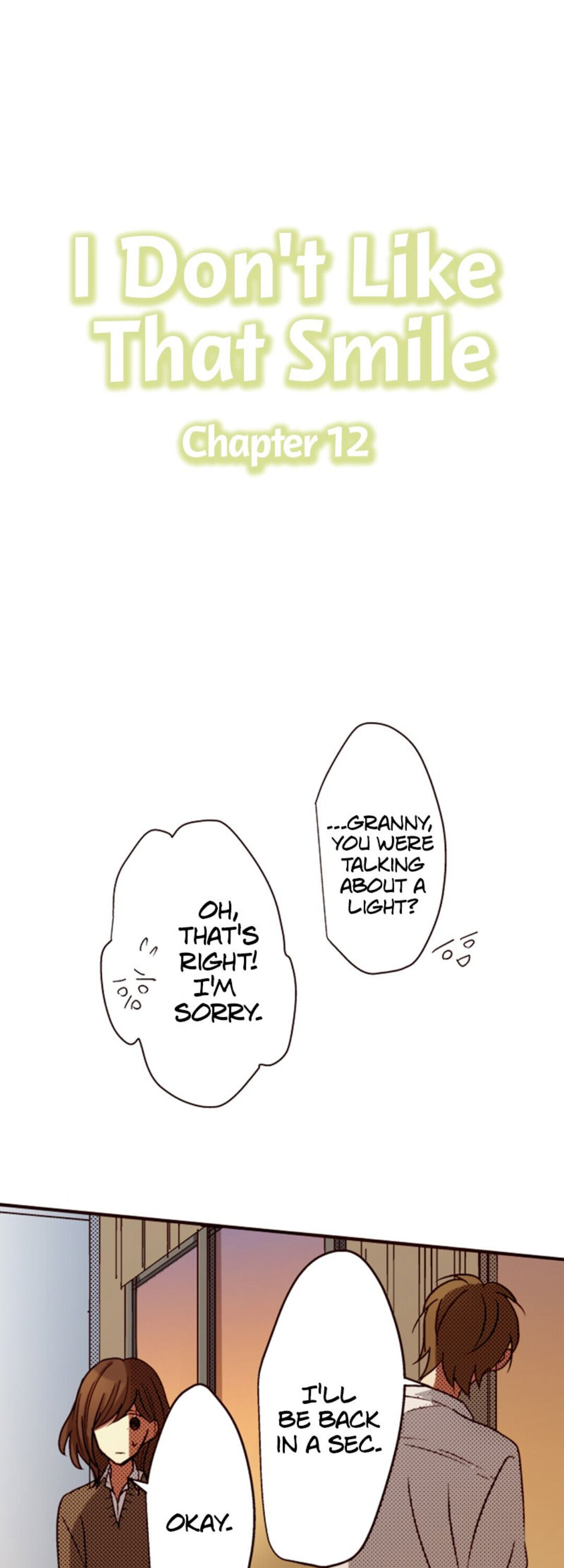 I Don’t Like That Smile Chapter 12 - page 1