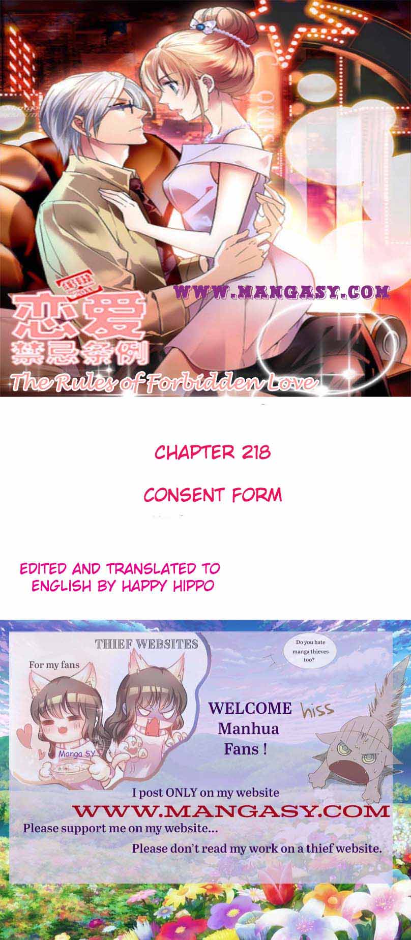 The Rules of Forbidden Love chapter 218 - page 1