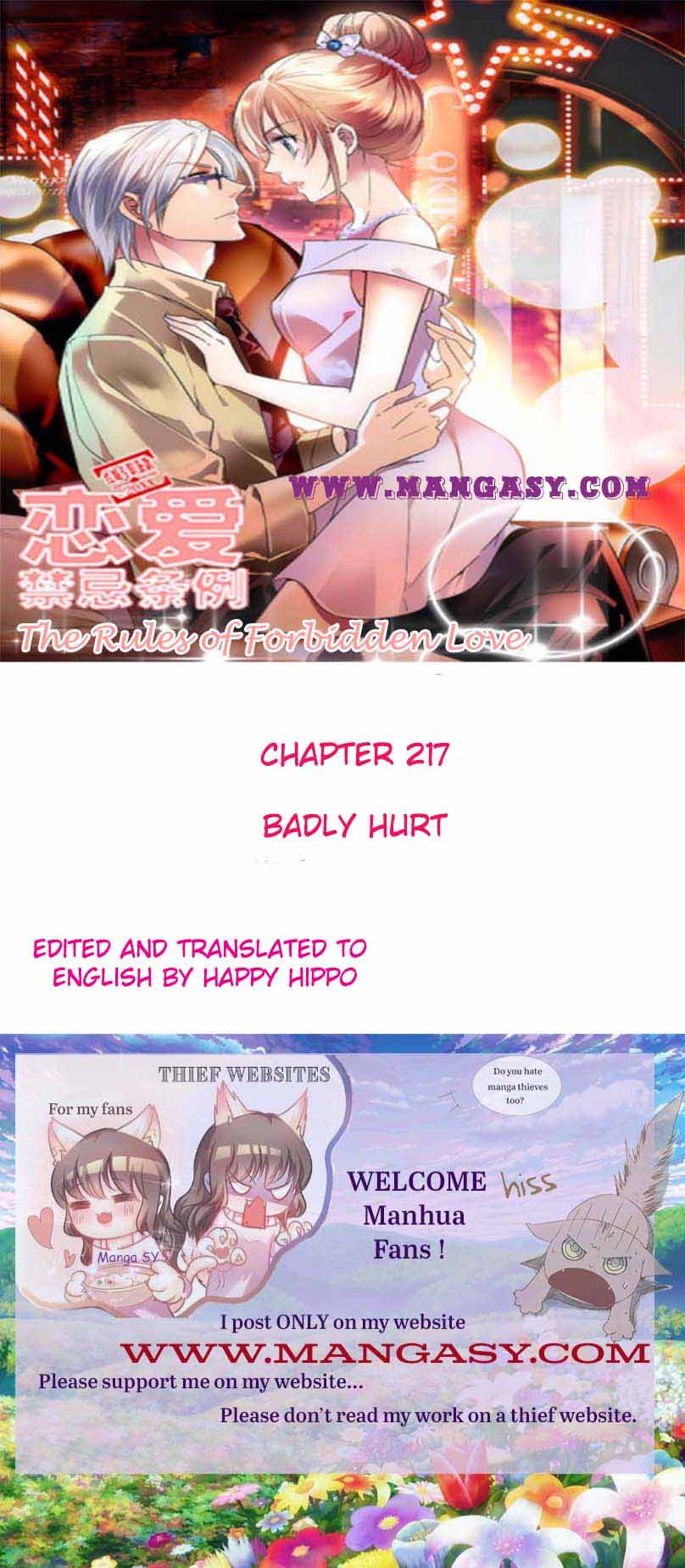 The Rules of Forbidden Love chapter 217 - page 1