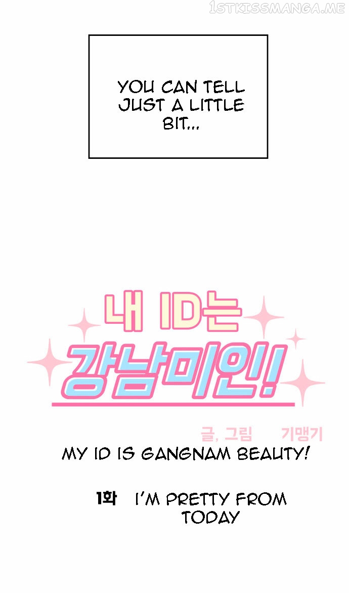 My ID is Gangnam Beauty chapter 1.1 - page 37