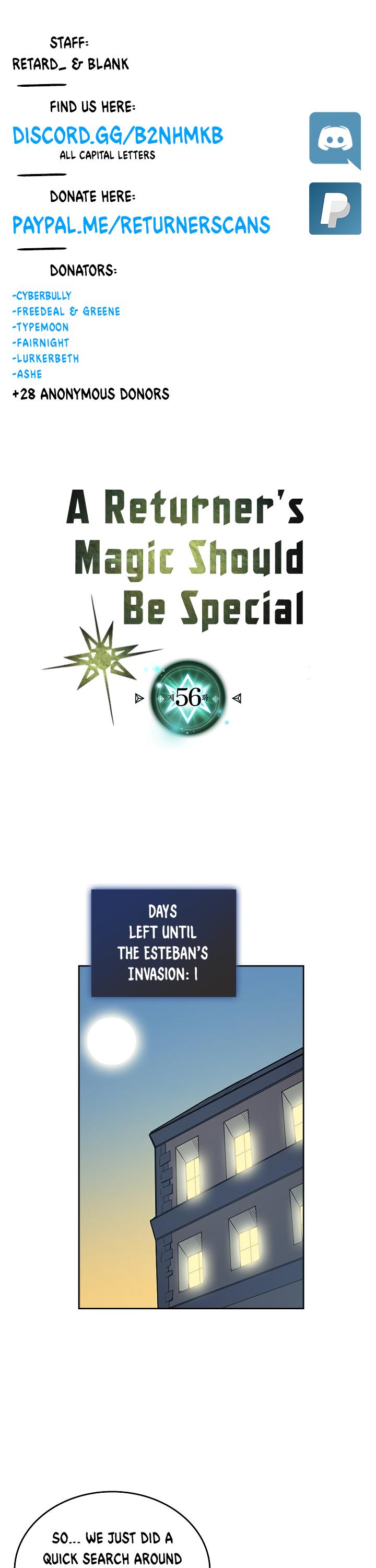 A Returner’s Magic Should be Special Chapter 56 - page 1