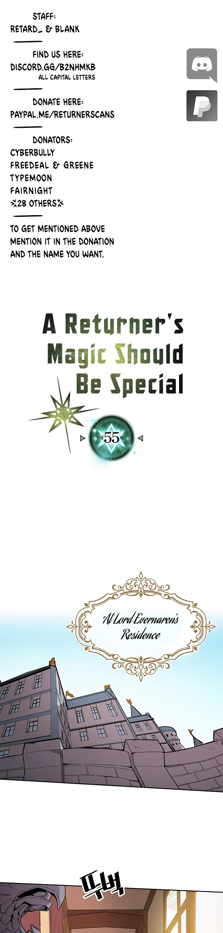 A Returner’s Magic Should be Special Chapter 55 - page 1