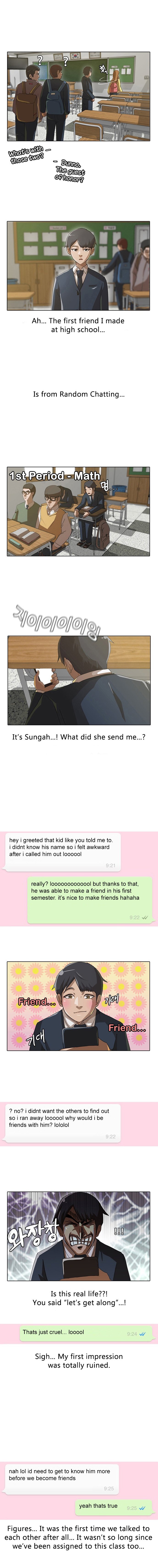 The Girl from Random Chatting chapter 2 - page 3