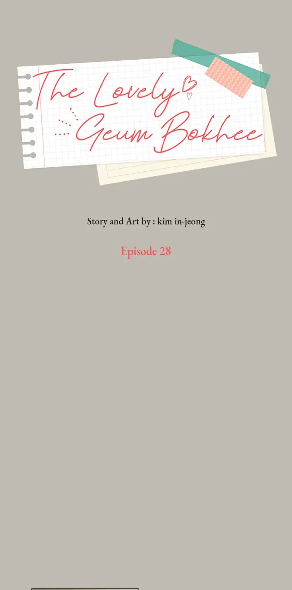 The Lovely Geum Bokhee Chapter 28 - page 6