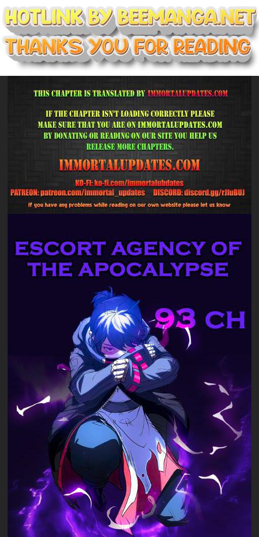 Escort Agency Of The Apocalypse Chapter 93 - page 1