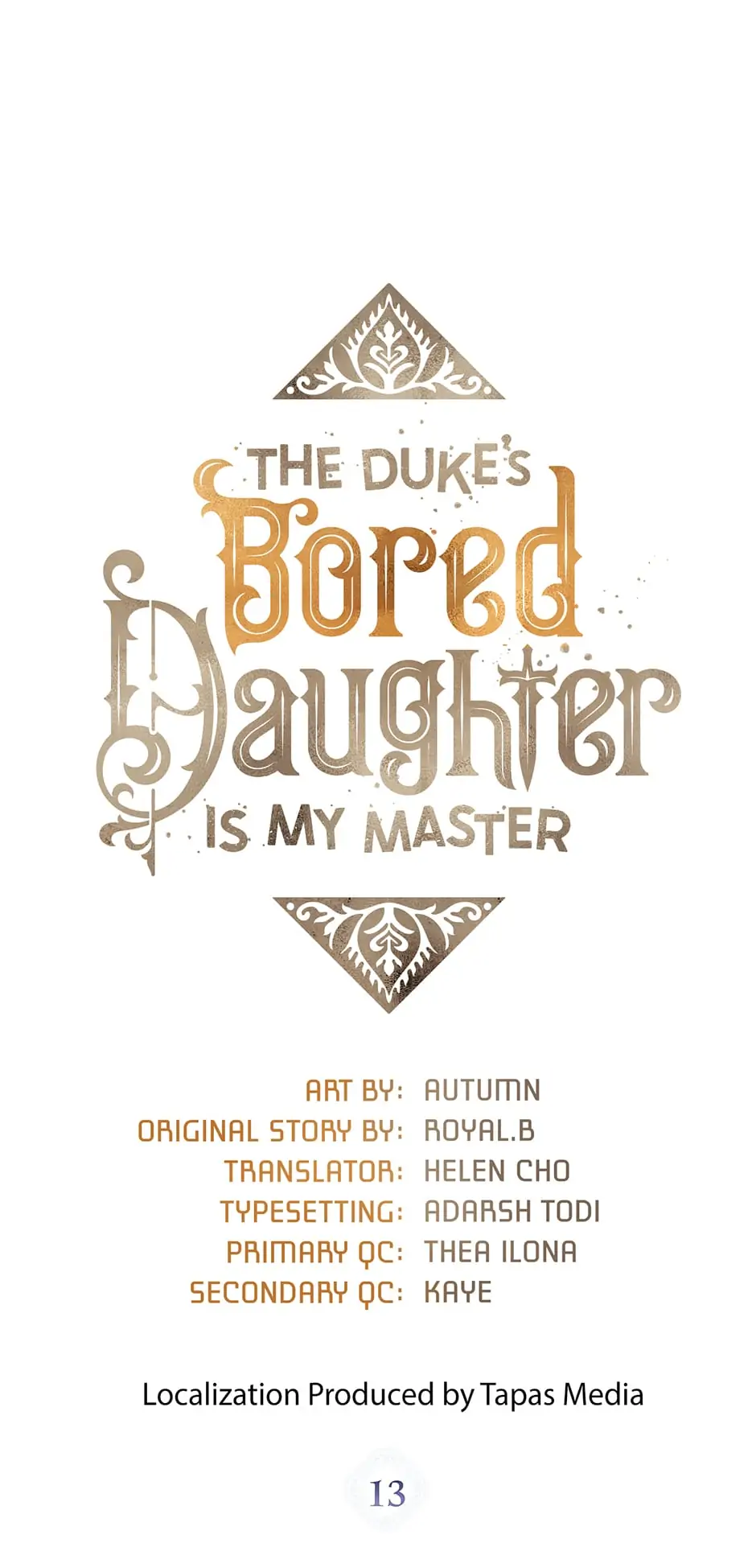 The Duke's Bored Daughter is My Master Chapter 13 - page 2