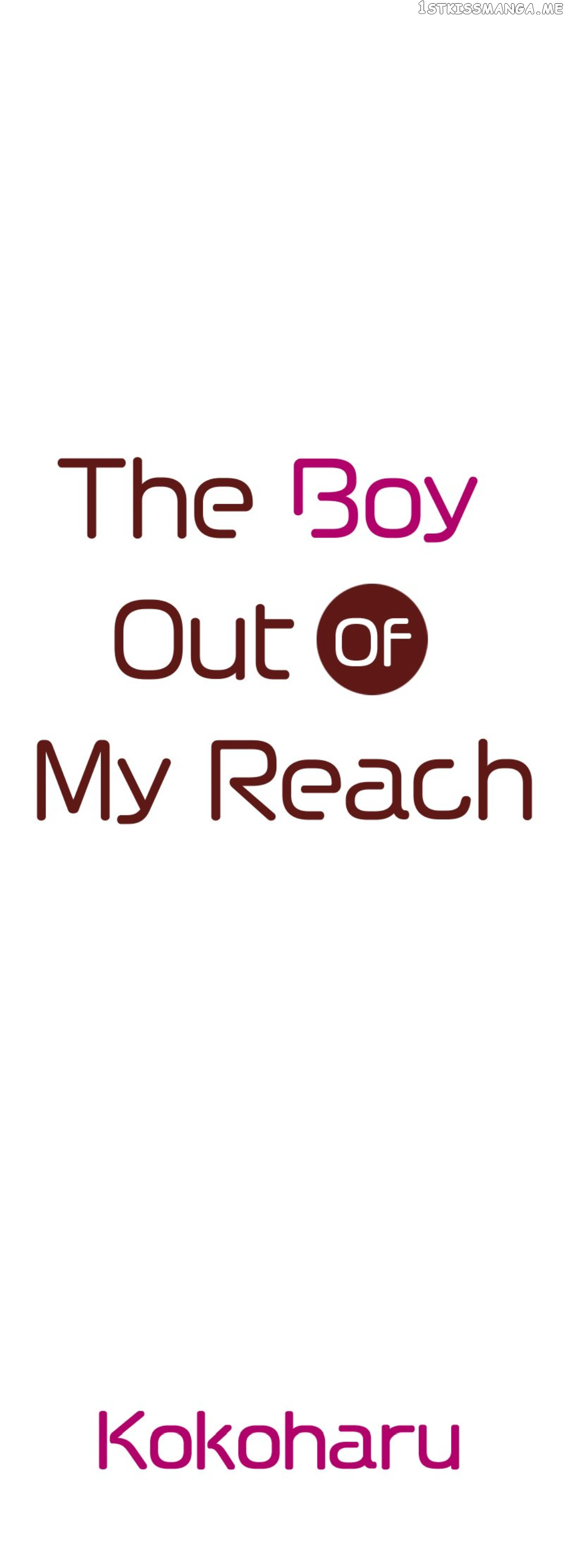 The Boy Out Of My Reach Chapter 38 - page 1