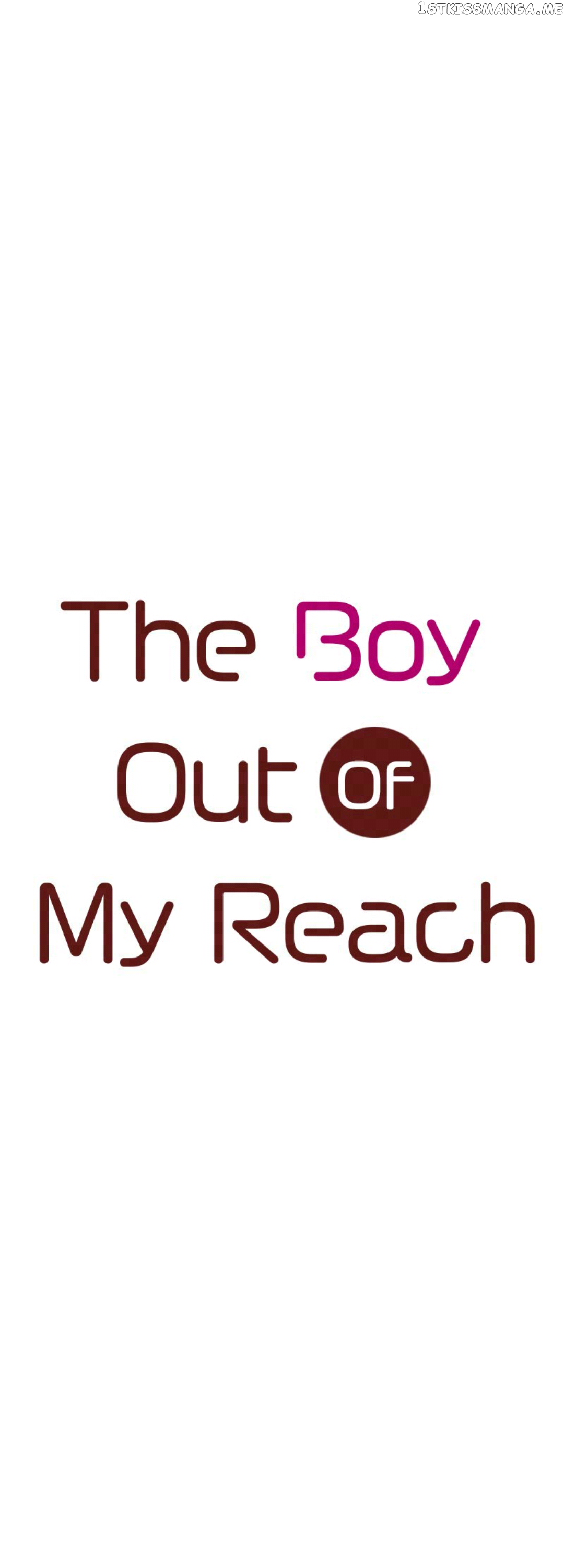 The Boy Out Of My Reach Chapter 37 - page 1