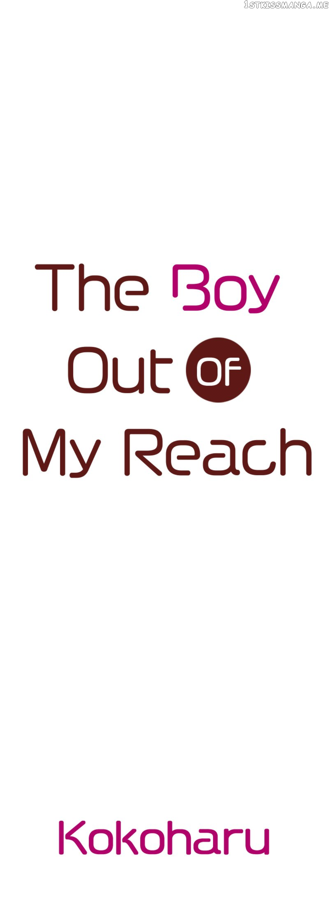 The Boy Out Of My Reach Chapter 33 - page 1