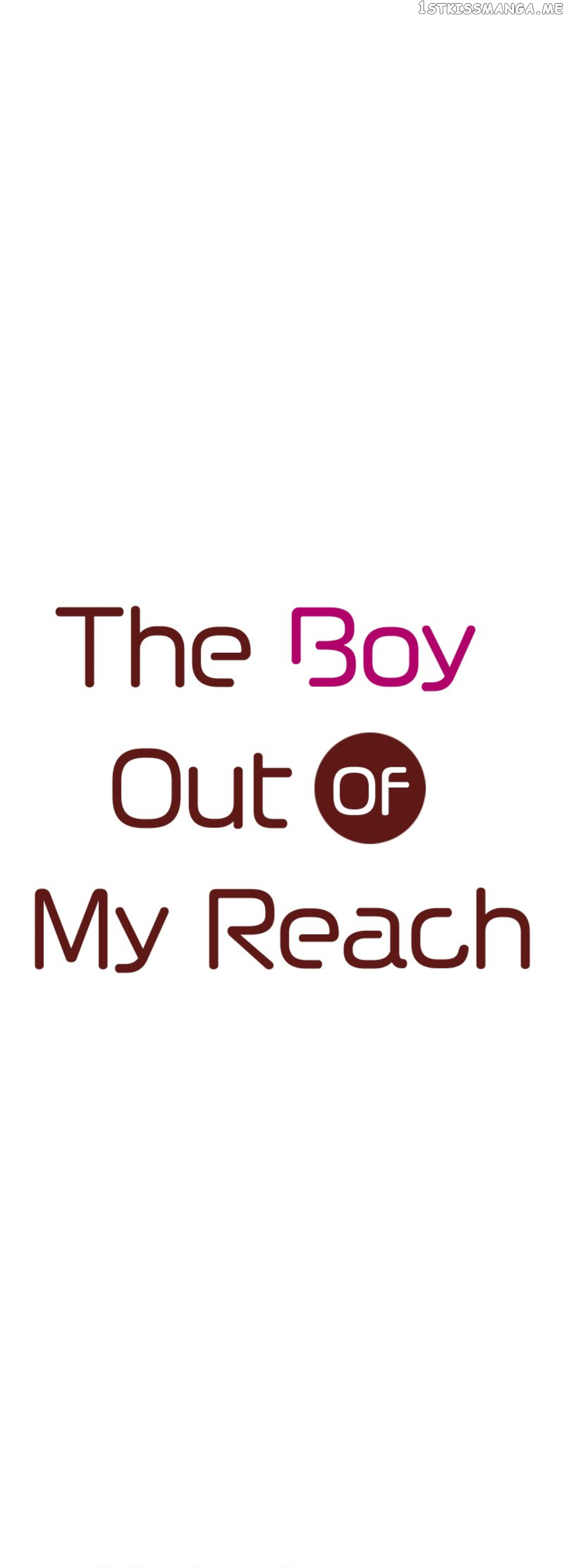 The Boy Out Of My Reach Chapter 30 - page 1