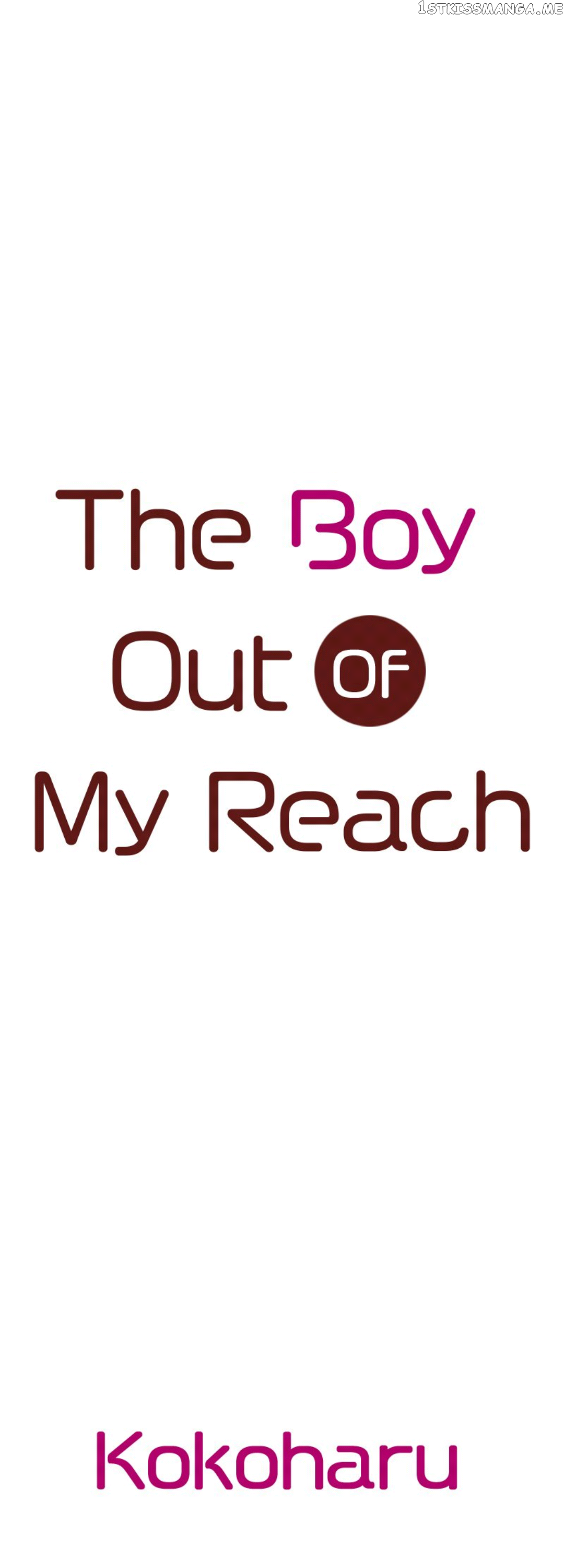 The Boy Out Of My Reach Chapter 29 - page 1