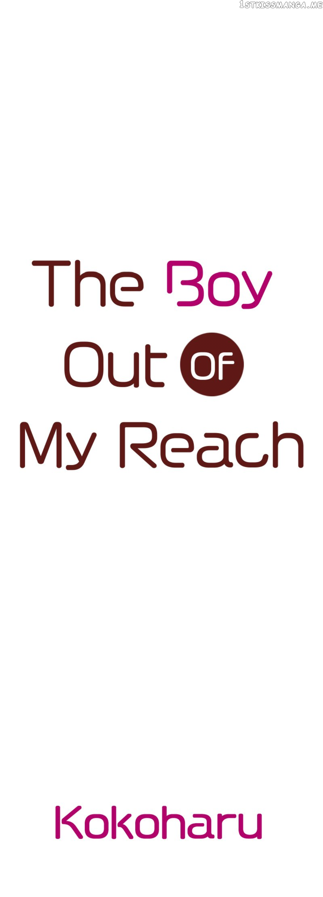 The Boy Out Of My Reach Chapter 26 - page 1