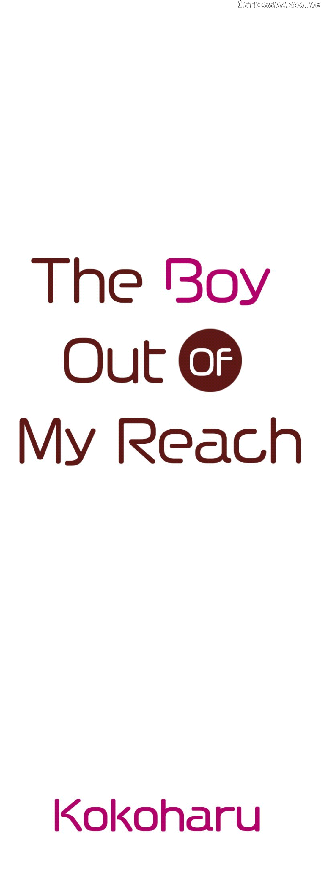 The Boy Out Of My Reach Chapter 12 - page 1