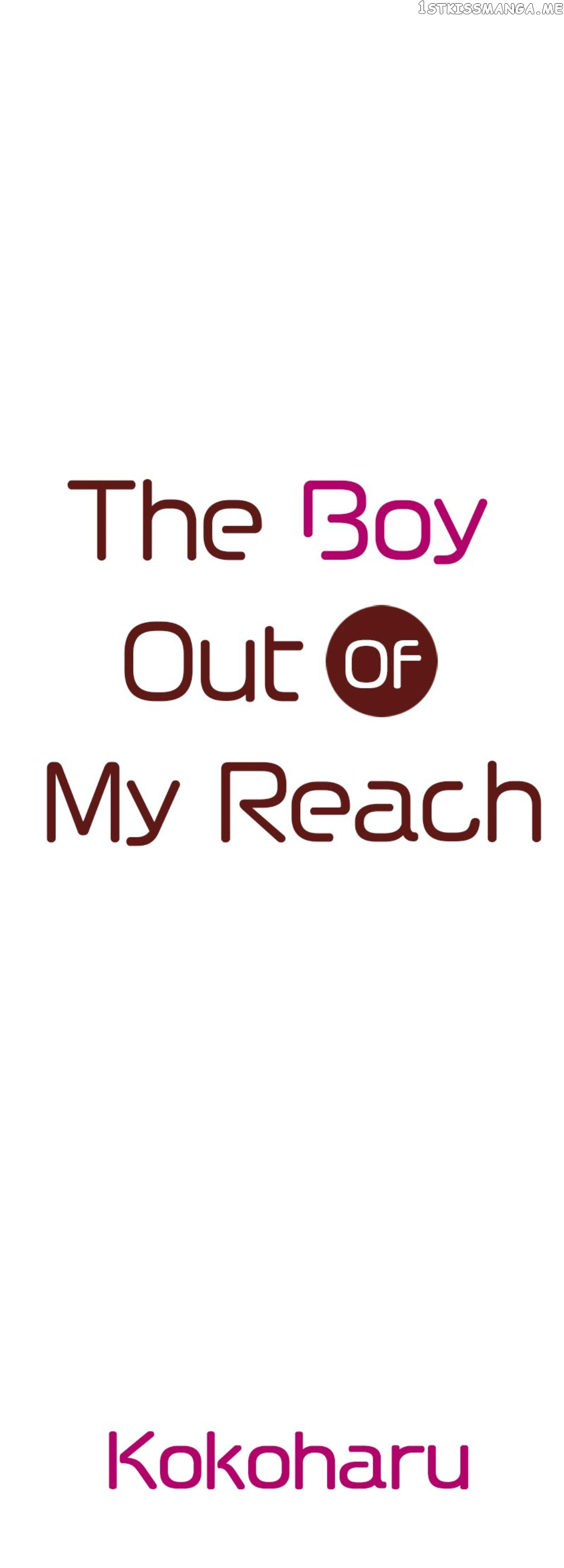 The Boy Out Of My Reach Chapter 6 - page 1