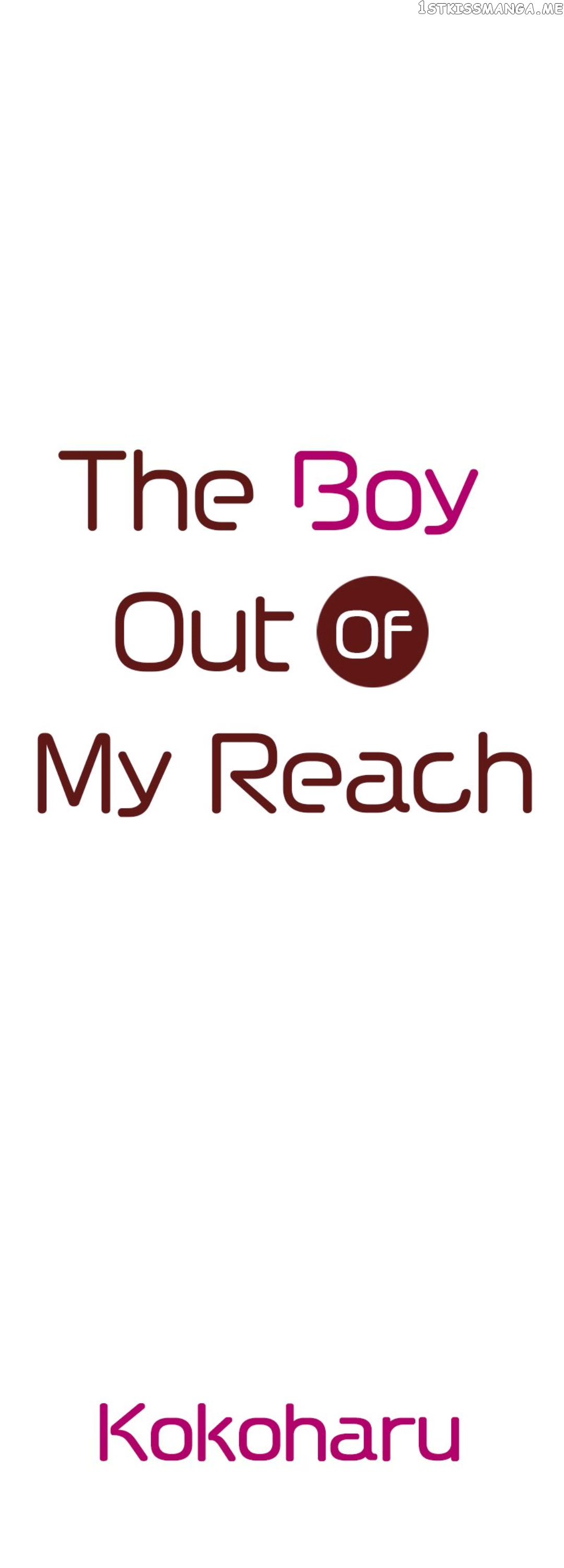 The Boy Out Of My Reach Chapter 3 - page 1