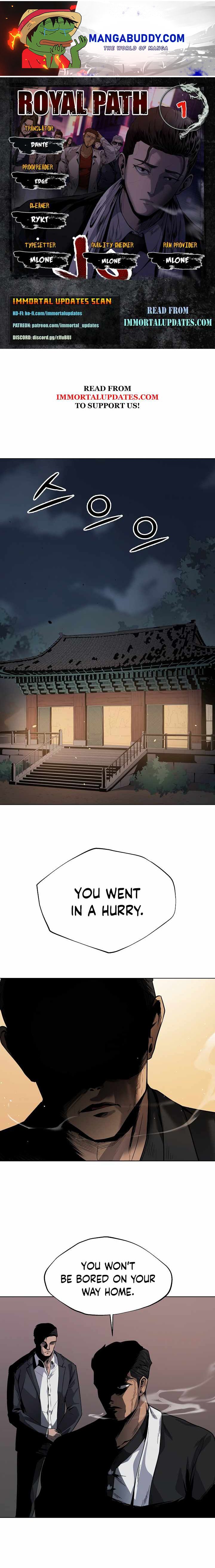 Royal Path Chapter 1 - page 1