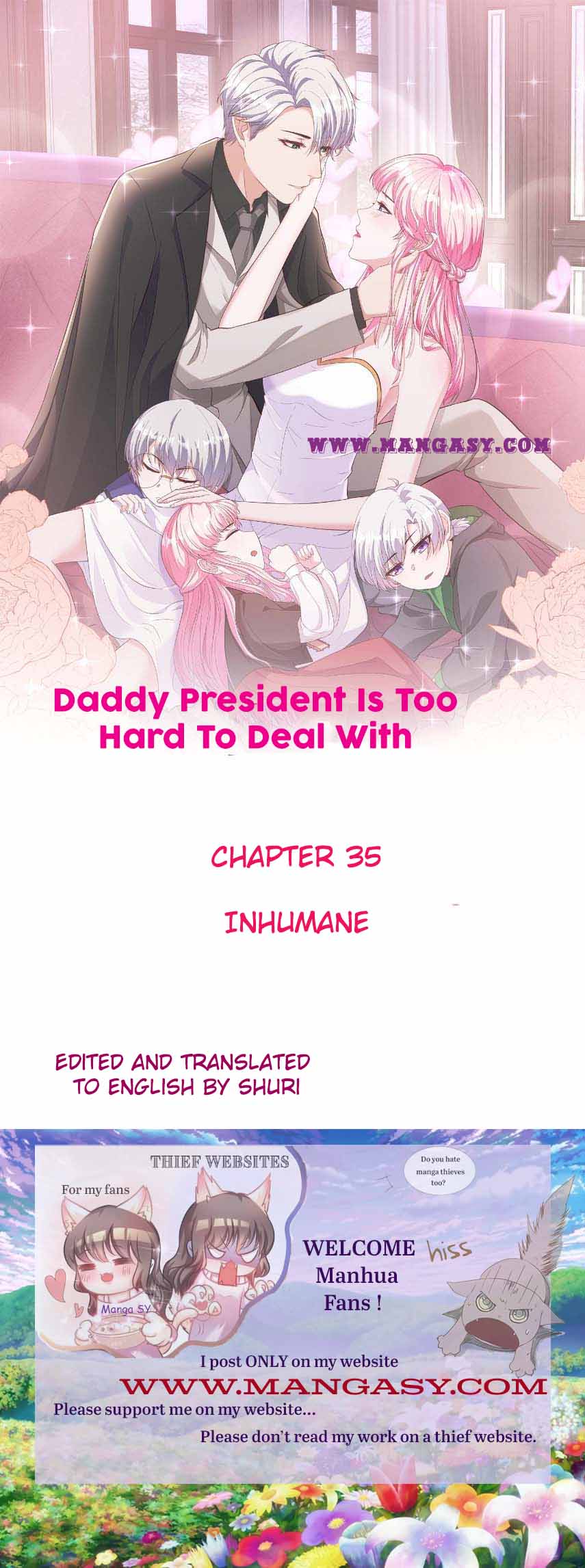 Daddy President Is Too Hard To Deal With chapter 35 - page 1