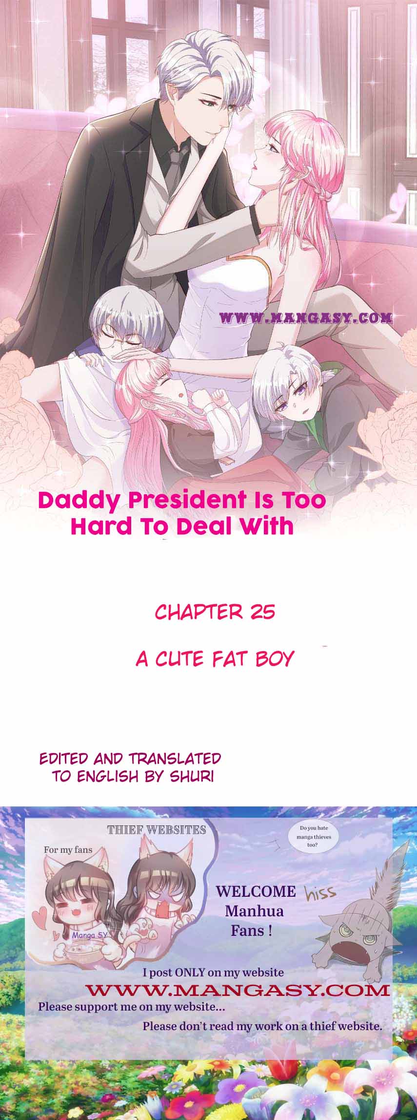 Daddy President Is Too Hard To Deal With chapter 25 - page 1