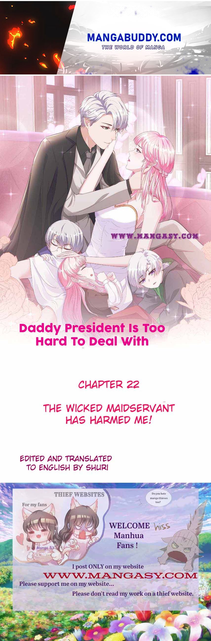 Daddy President Is Too Hard To Deal With chapter 22 - page 1