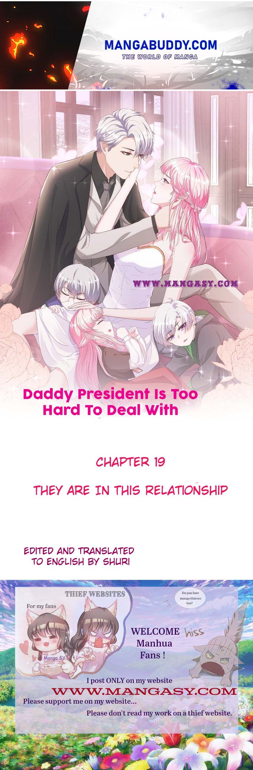 Daddy President Is Too Hard To Deal With chapter 19 - page 1