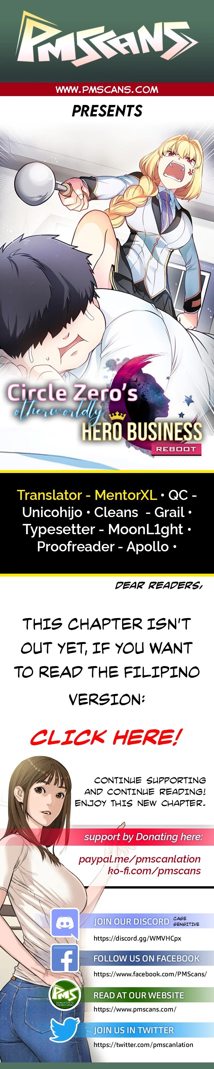 Circle Zero’s Otherworldly Hero Business: Reboot chapter 70 - page 1