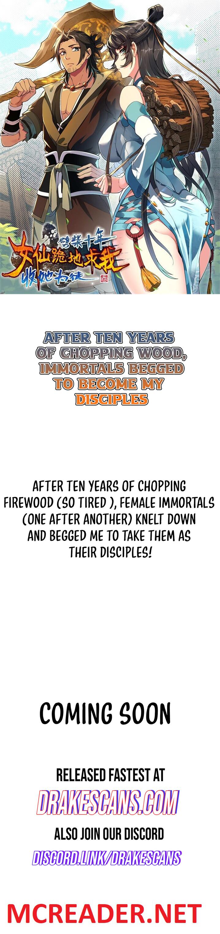 After Ten Years of Chopping Wood, Immortals Begged To Become My Disciples chapter 0 - page 1