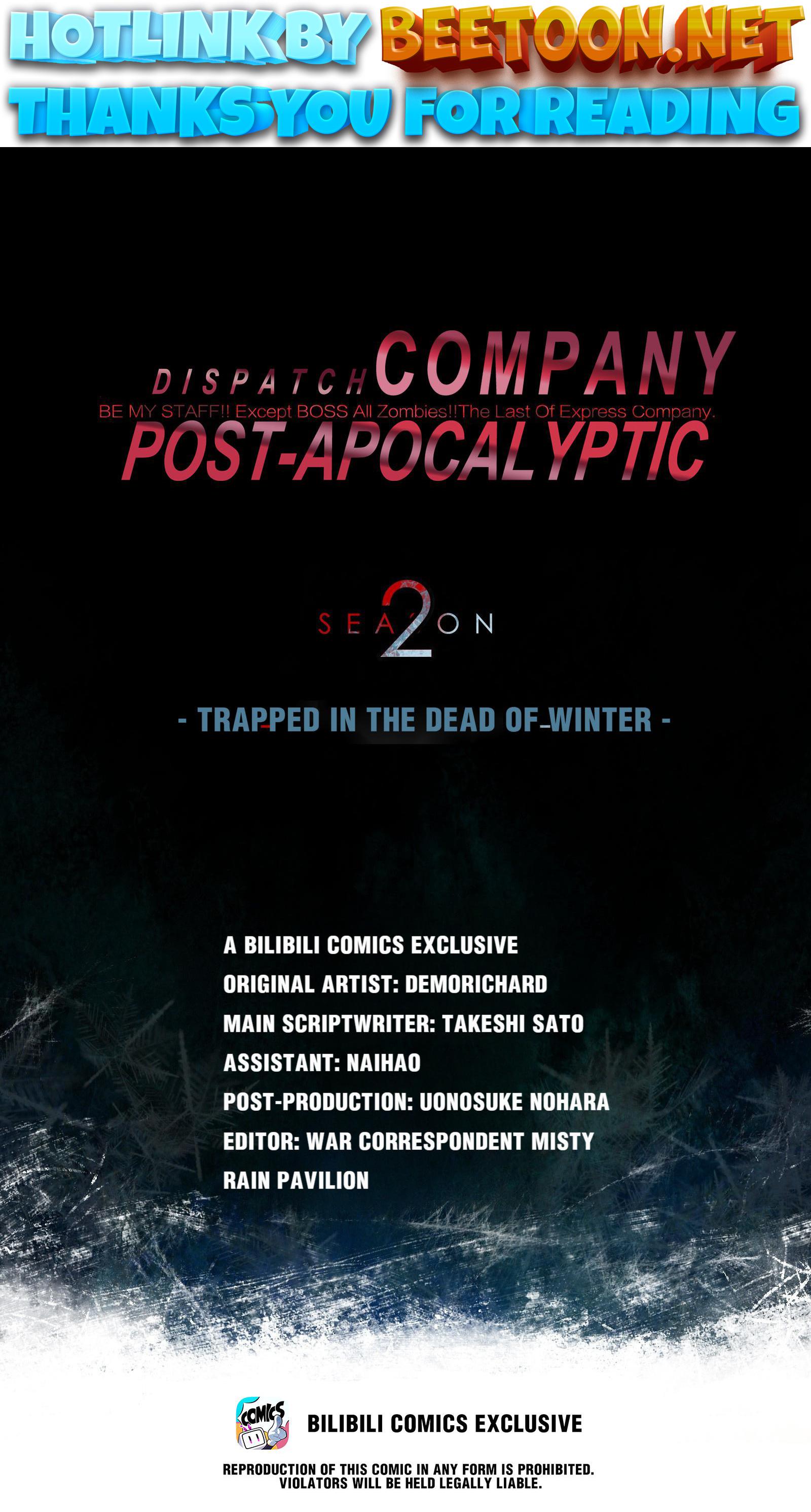 Post-apocalyptic Dispatch Company Chapter 64 - page 1