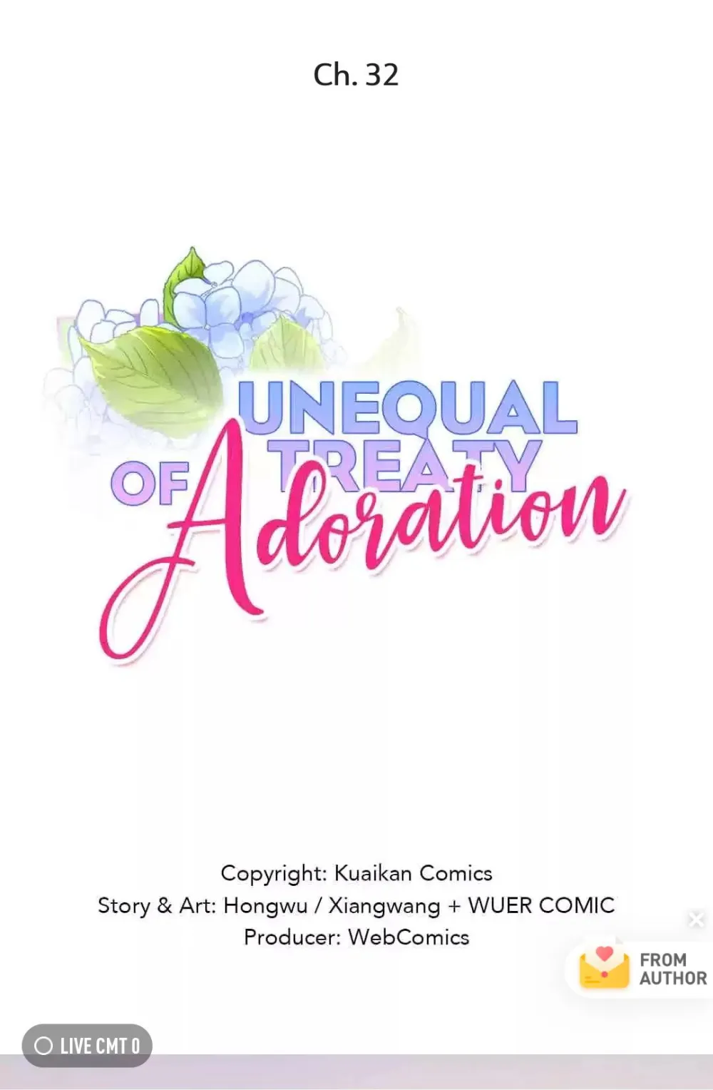 Unequal Treaty of Adoration Chapter 32 - page 1