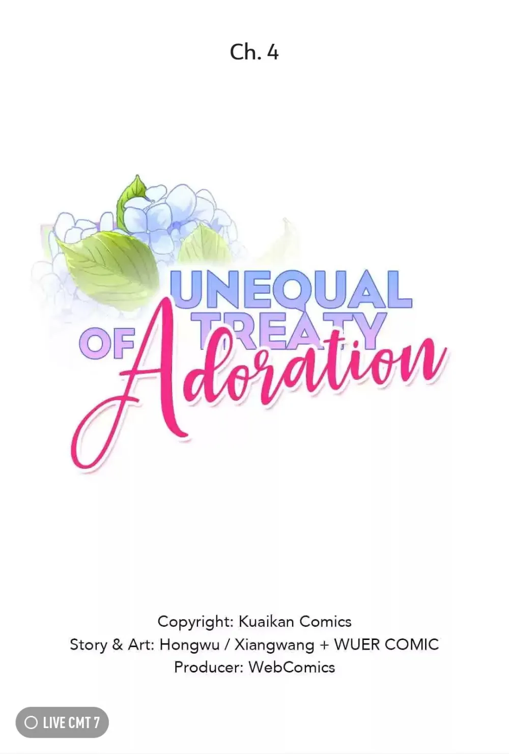Unequal Treaty of Adoration Chapter 4 - page 1