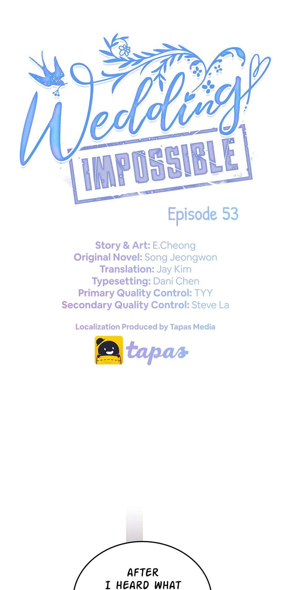 Wedding Impossible chapter 53 - page 1