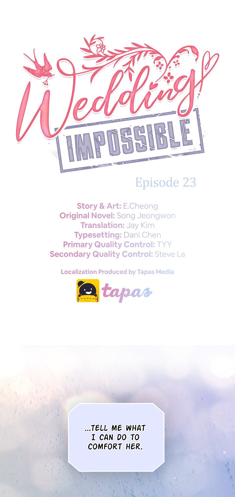 Wedding Impossible chapter 23 - page 1