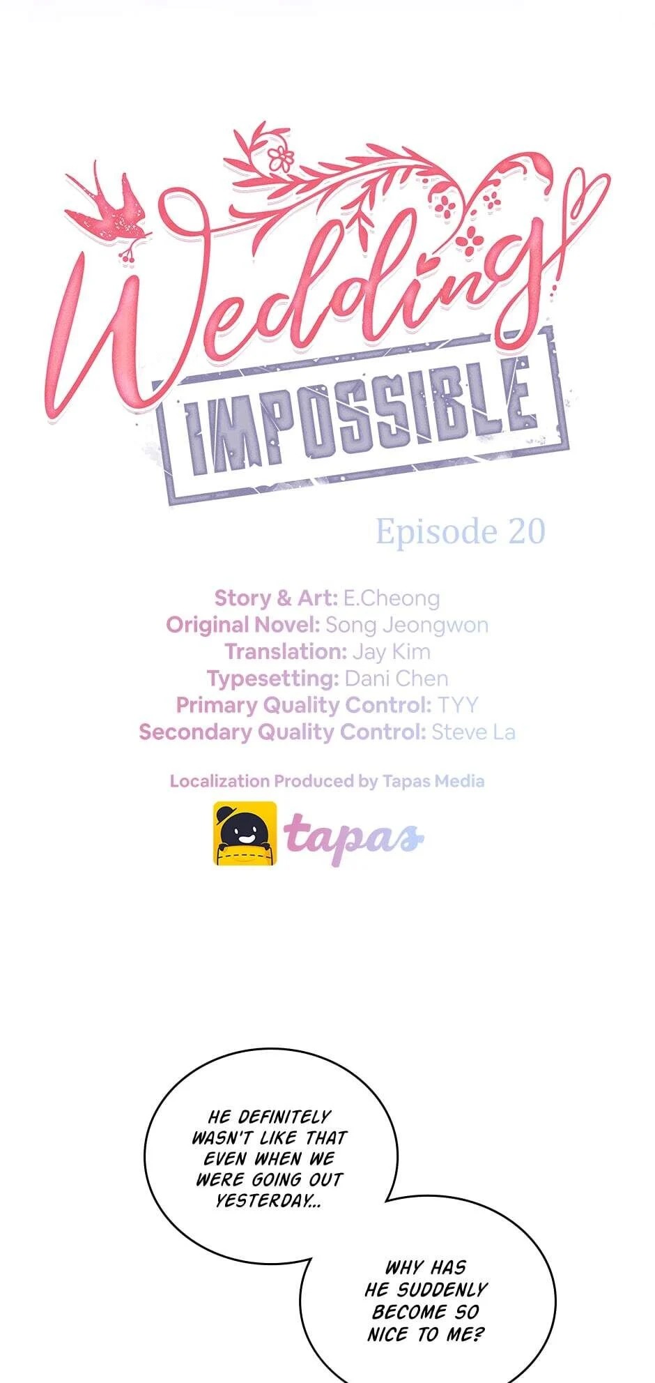 Wedding Impossible chapter 20 - page 2