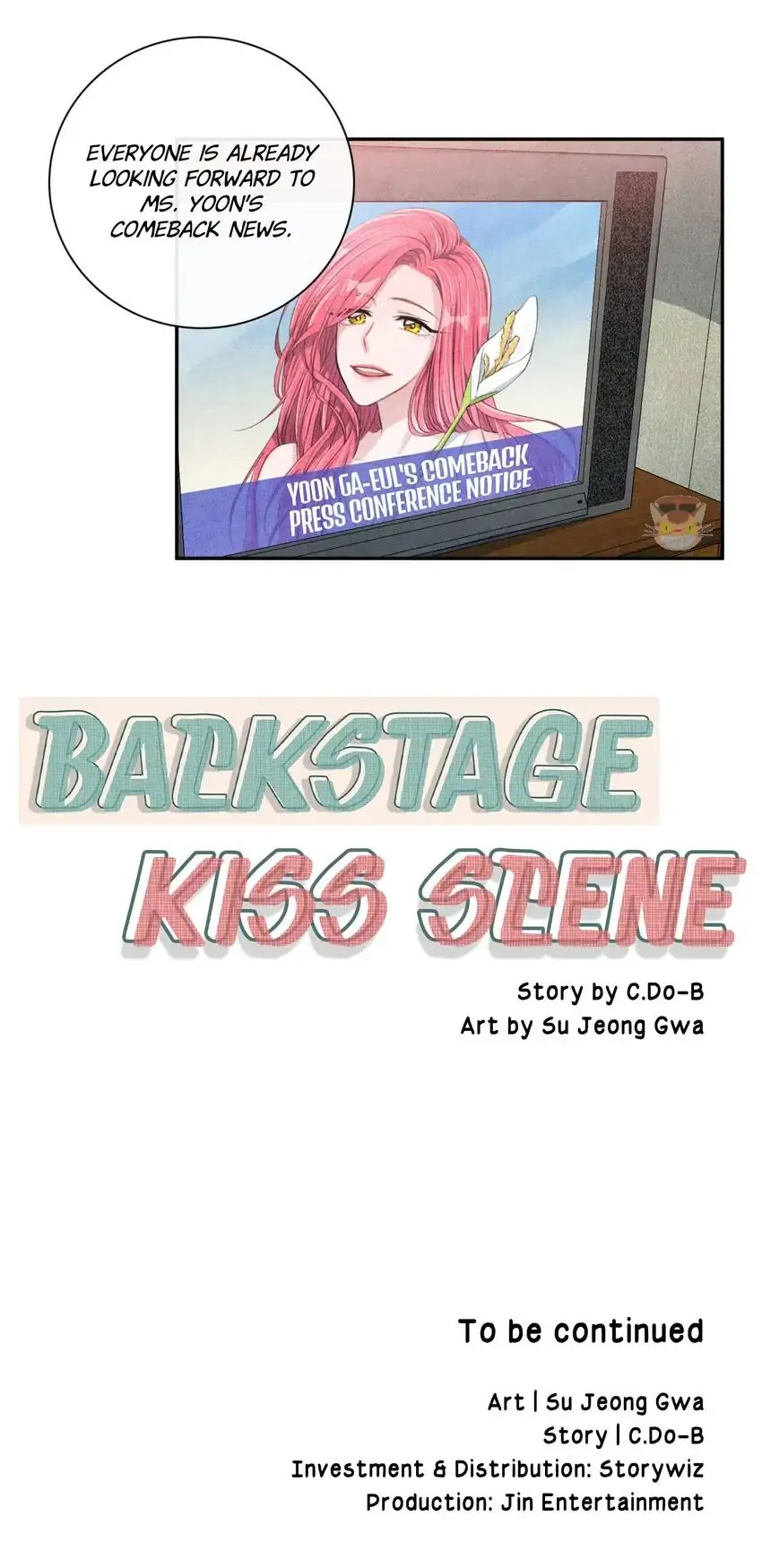 Backstage Kiss Scene Chapter 41 - page 31