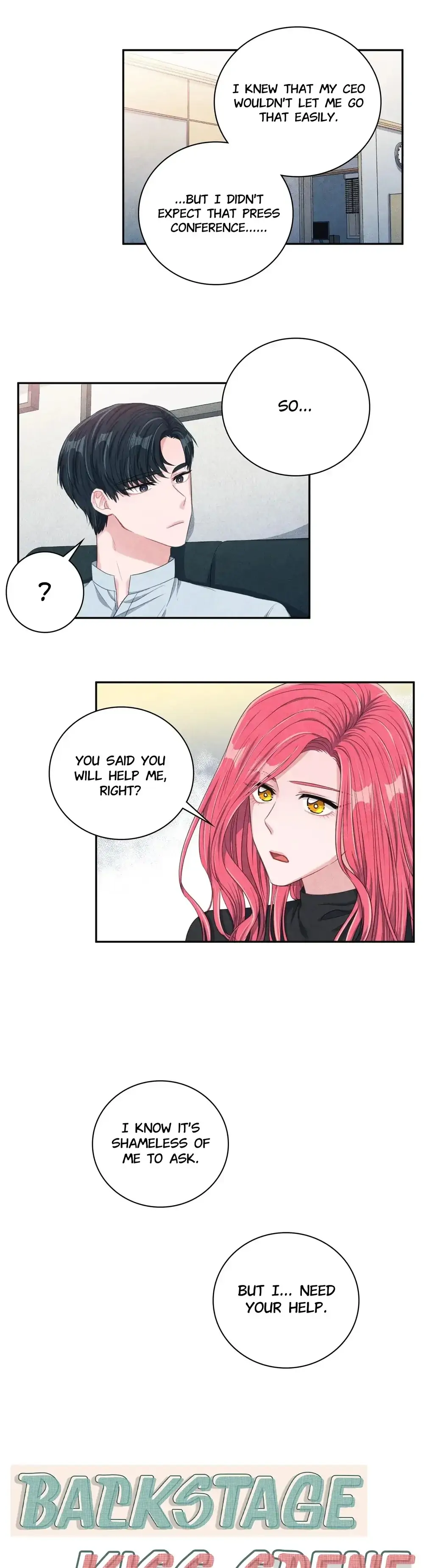 Backstage Kiss Scene Chapter 10 - page 33