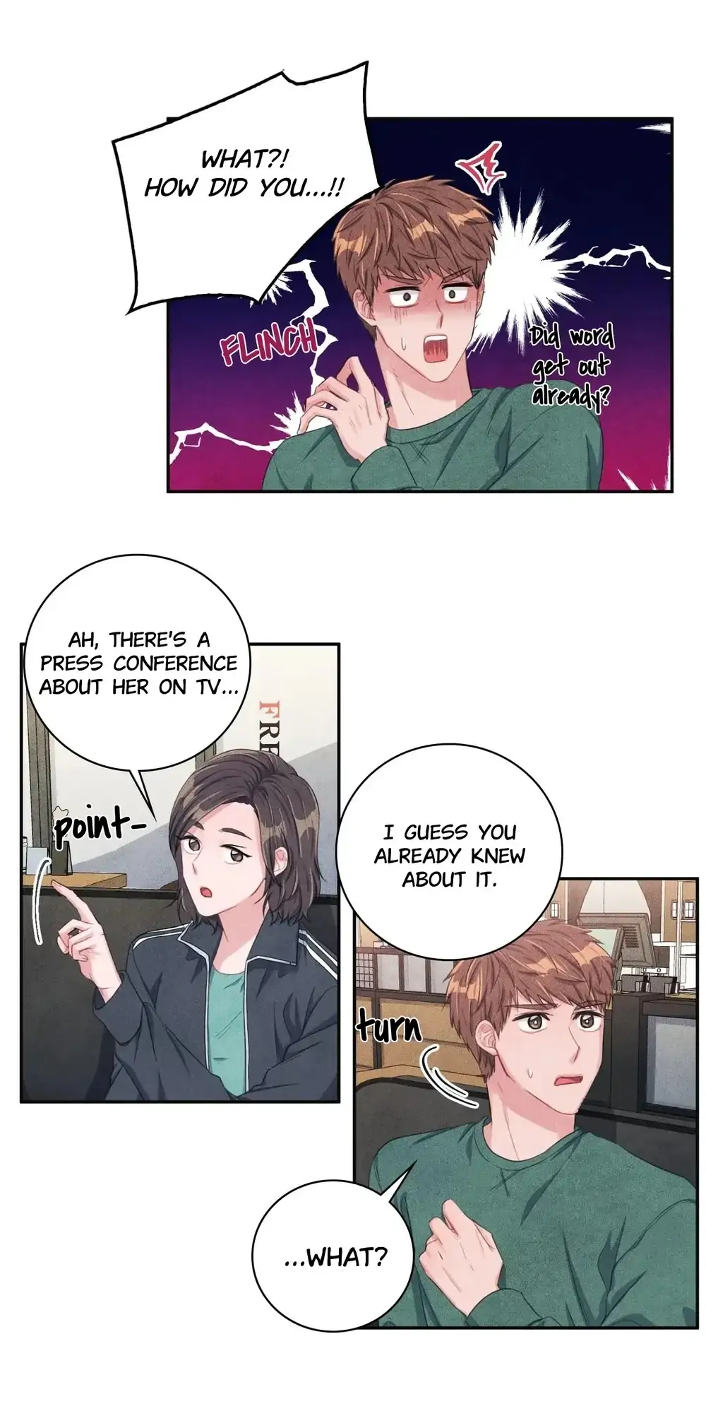 Backstage Kiss Scene Chapter 10 - page 8