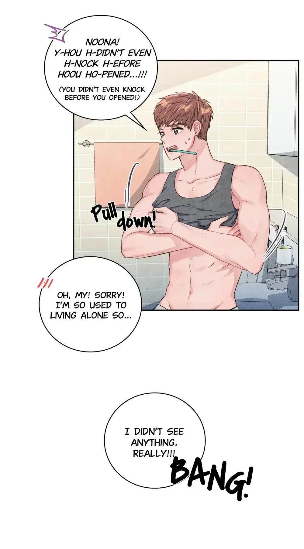 Backstage Kiss Scene Chapter 9 - page 8