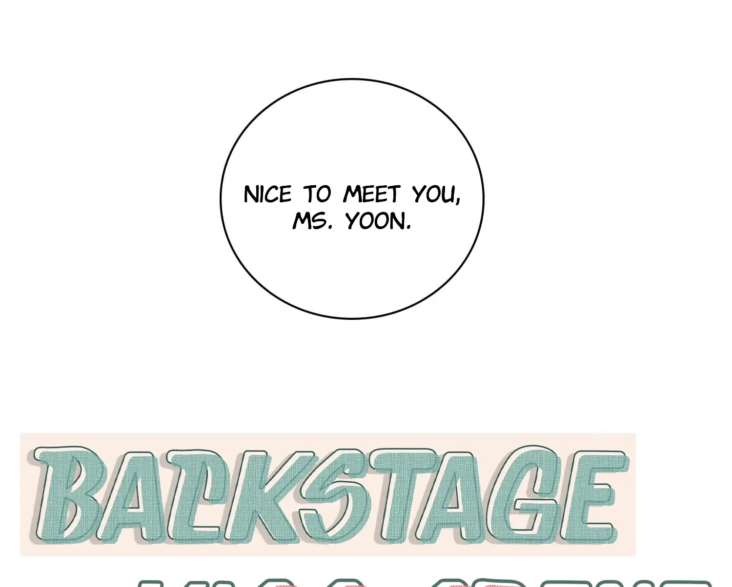 Backstage Kiss Scene Chapter 5 - page 34