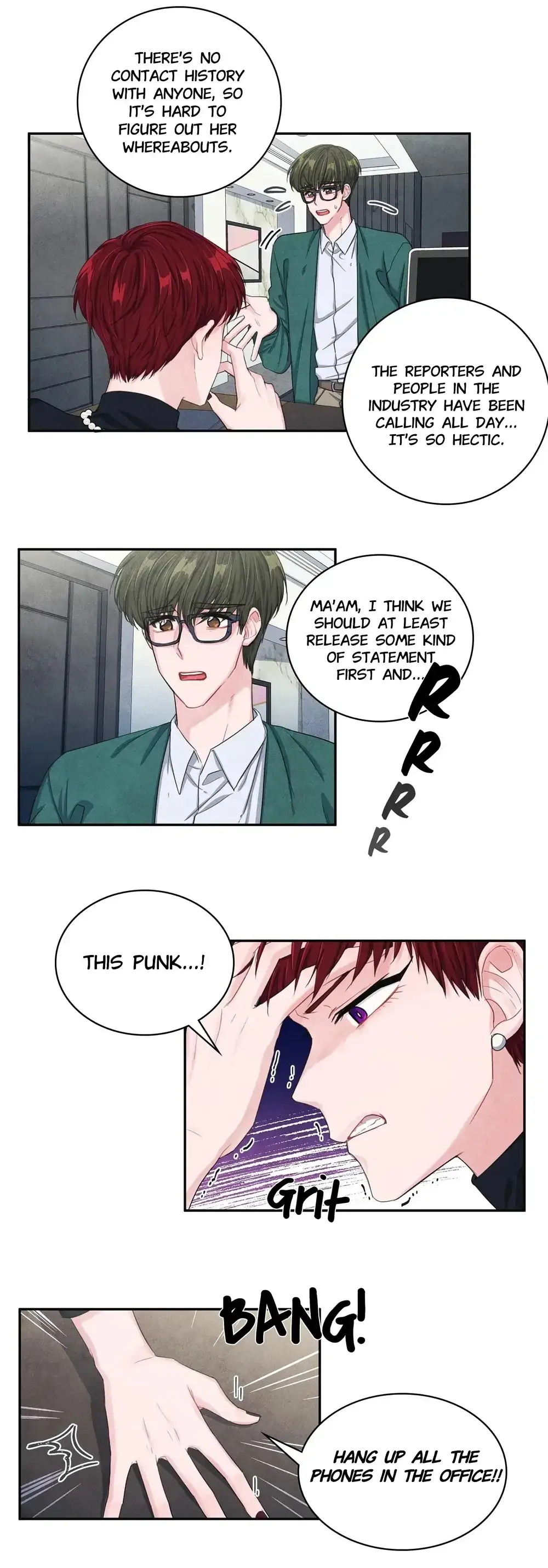 Backstage Kiss Scene Chapter 3 - page 2