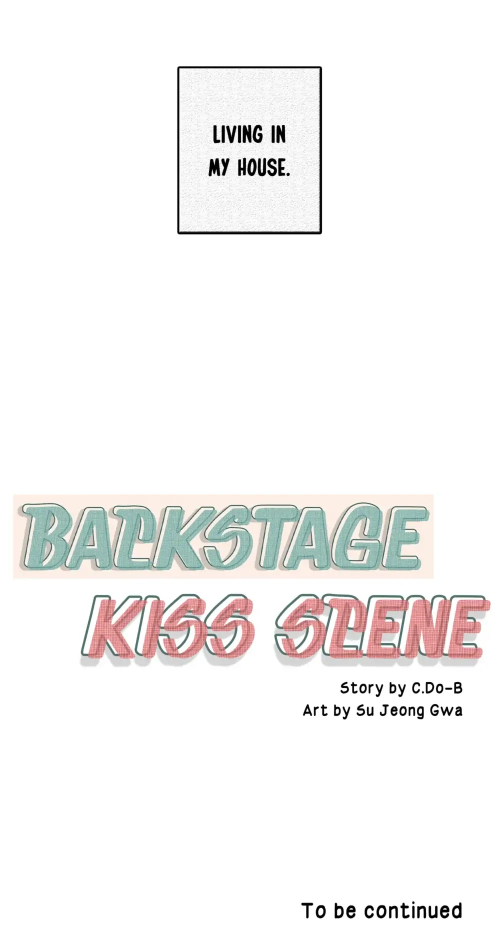 Backstage Kiss Scene Chapter 0 - page 9